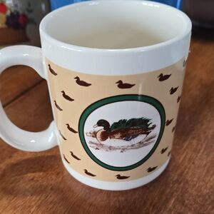 Vintage Mallard Duck Design Coffee Mug Grandfathers